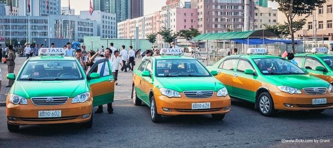 북한의 인기직업 택시기사